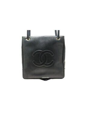 Chanel 1 Jumbo CC Logo GD Leather Tote